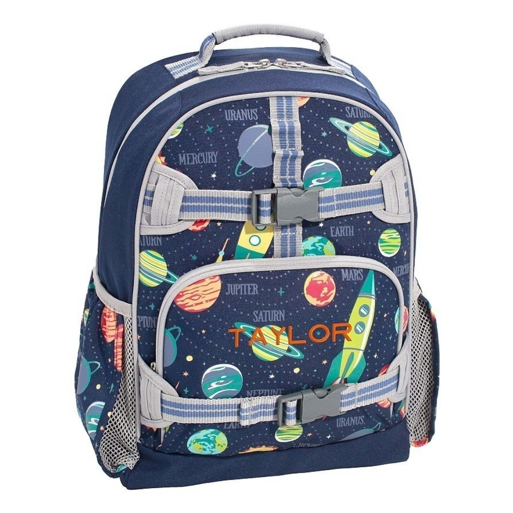 Pottery Barn Kids Mackenzie Navy Solar System Glow-in-the-Dark Backpack - Small